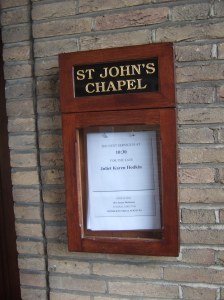 Chapel notice